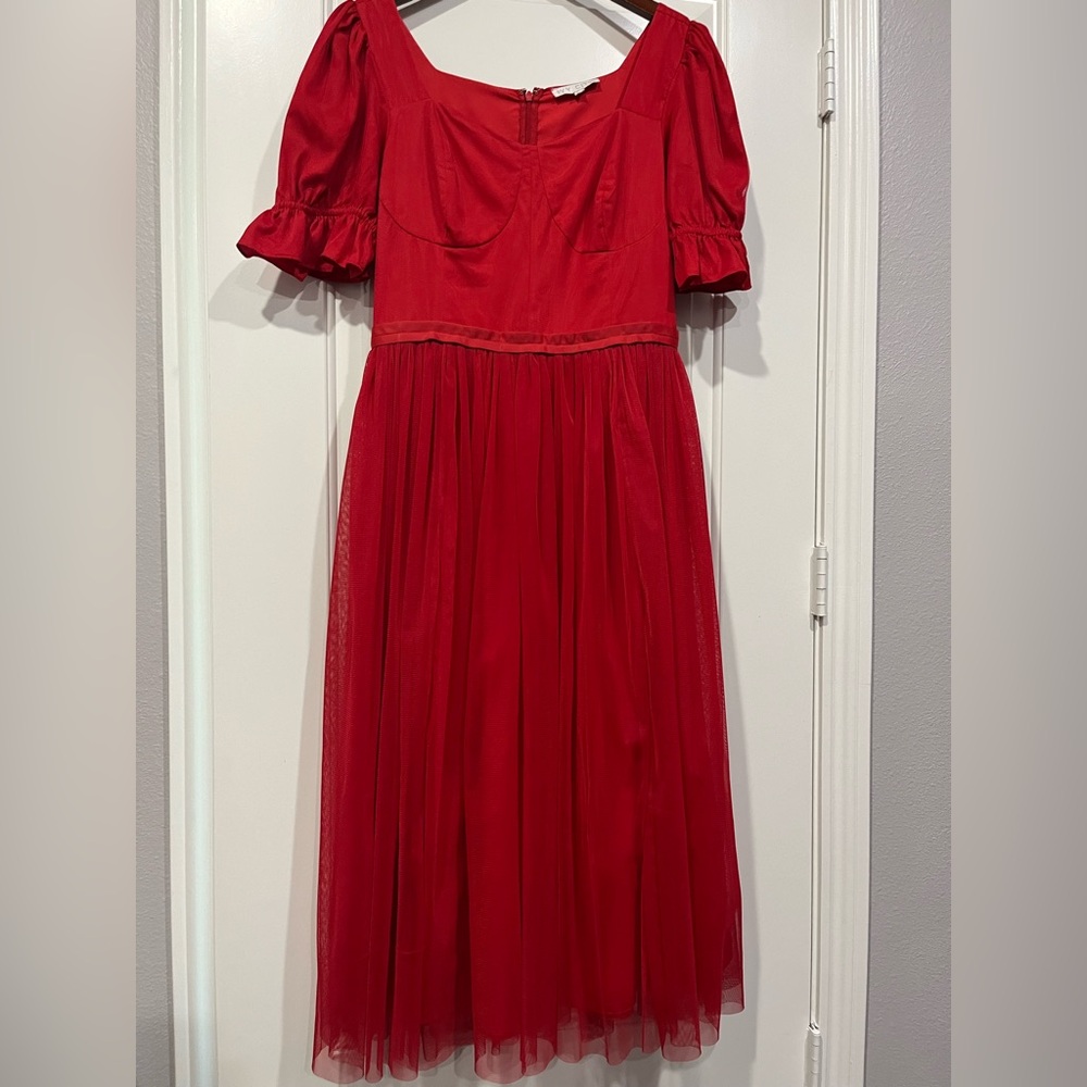 Ivy City Company Red "Ballerina" dress